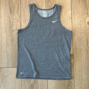 Nike Dri-Fit Gray Workout Tank Top